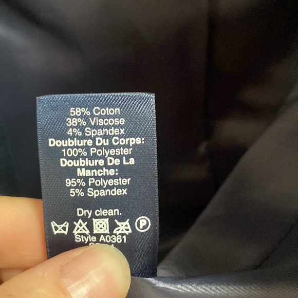 J.Crew Thompson navy blazer size 4 - Picture 4 of 4